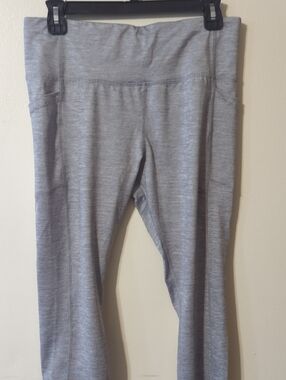 Avia Light Gray Girls' Performance Leggings